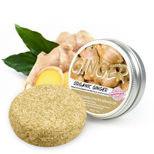 Silicone-free Tumeric Soap Organic Ginger flavor hair Shampoo Bar