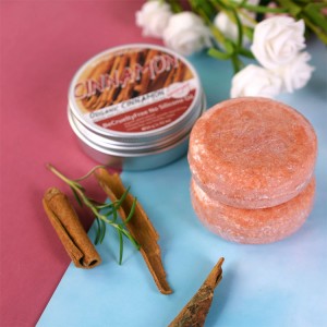 Barre de shampoing pour cheveux au savon bio au curcuma sans silicone