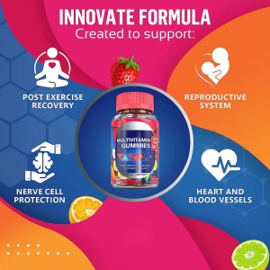 Wholesale OEM Hot Selling 13 in 1 Multivitamins Gummy Healthy Supplements immune Booster