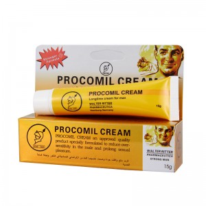 Crema per l'allargamento ritardante del massaggio Procomil Man Stay Hard