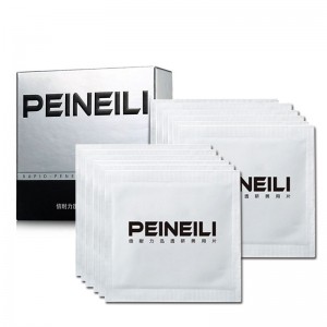 Sex Delay Wet Tissue Wipes Enhancer Pleasure Lasting for Men Peineili Delay Oem