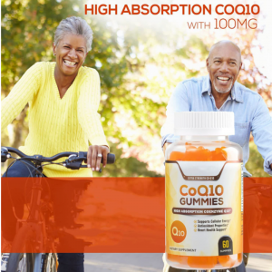 CoQ10 Gummies de marca privada apoya la energía celular, propiedades antioxidantes, suplemento dietético de apoyo a la salud del corazón