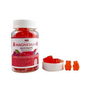 NEW amazon hot  Sugar Free  Magnesium Malate gummy with Vitamin D, B6 health supplement for men and women