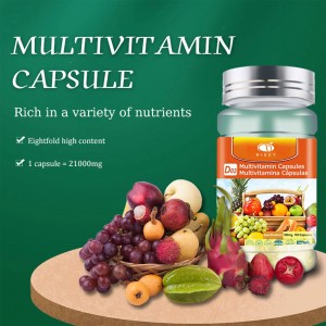 Private Label Multivitamin Supplement Capsules for Men and Women with Vitamins & Minerals