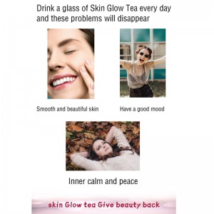 Skin Smoothing Tea Care Rejuvenate Detox Skin Whitening Beauty Tea 7 Tage