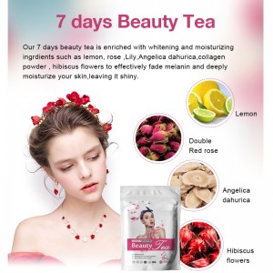 Skin Smoothing Tea Care Rejuvenate detox Skin Whitening Beauty Tea 7 วัน