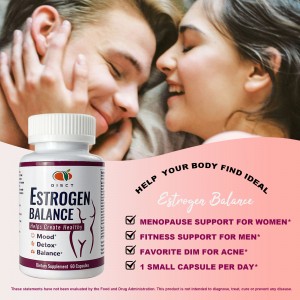 private label DIM Supplement Estrogen Support for Women – Mood, Skin & Energy Support as Hormone Balance for Menopause Women