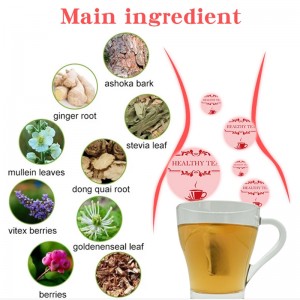 Thé Fibrome Nettoyage de l'utérus Thé féminin Thé chaud de désintoxication de l'utérus