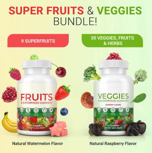 private label Super Fruits Delicious Vitamins fruit Gummy Supplement Superfruits