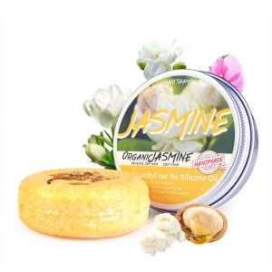 Barre de shampoing pour cheveux au savon bio au curcuma sans silicone