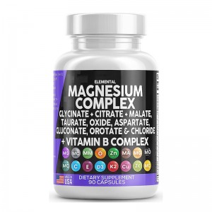 Hot Sale Amazon Muscle Recovery Magnesium Glycinate Tablets Nerve Support Supplements