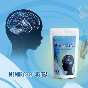 Memory & Focus Brain Booster Tee mit Mind Concentrate Blue Butterfly