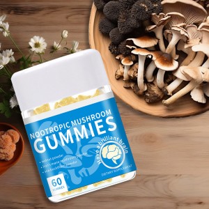 amazon hot Mushrooms Complex Gummies with Lions Mane, Nootropic Brain Supplements for Memory and Focus