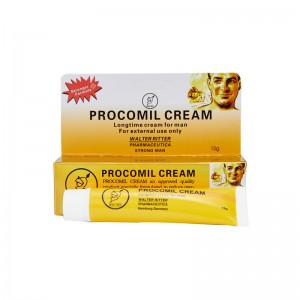 Crema per l'allargamento ritardante del massaggio Procomil Man Stay Hard