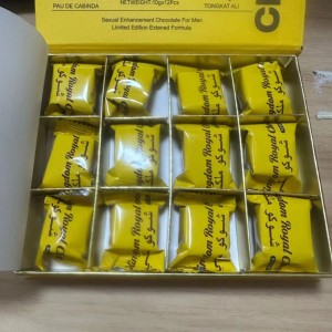 hot selling men enhancement sexual booster chocolate with package customization