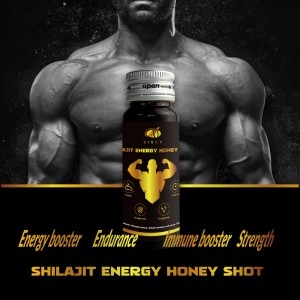 unique new hot selling shilajit energy honey shot drink for men’s performance improvement as vitamin supplement