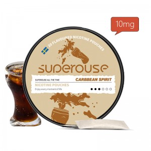 OEM high quality 14mg superouse nicotine pouches with different flavors for choice and 20sachets